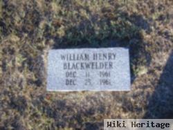 William Henry Blackwelder