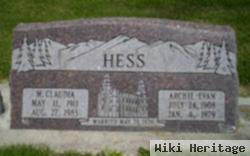 Archie Evan Hess