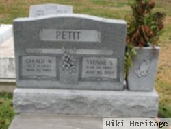 Gerald W "ja Ja" Petit