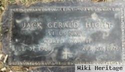 Jack Gerald Hight