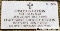 Joseph G Heston