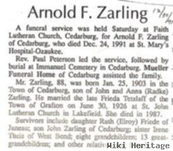 Arnold F. Zarling