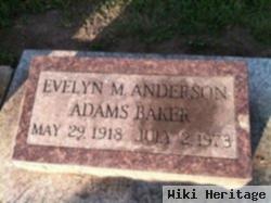 Evelyn M Anderson Baker