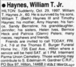 William T. Haynes, Jr