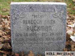 Rebecca Faith "becky" Ruckman