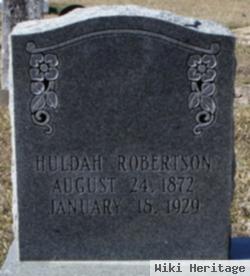 Huldah Robertson