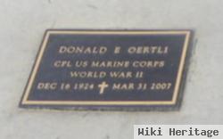 Corp Donald E. Oertli