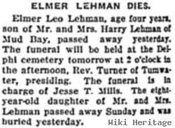 Elmer Leo Lehman