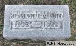 Jeanette E Mcnutt