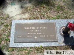 Walter D Pope