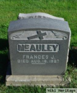 Frances J Mcauley