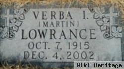 Verba Inis Martin Lowrance