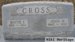Martha Elizabeth "mattie" Cross Cross