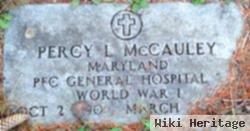 Percy L Mccauley