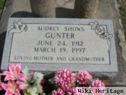 Audrey Shows Gunter