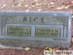 Martin A Rice