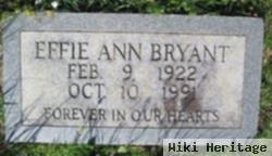 Effie Ann Bryant