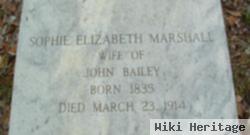 Sophie Elizabeth Marshall Bailey