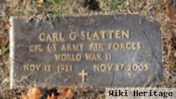 Carl Gentry "buster" Slatten