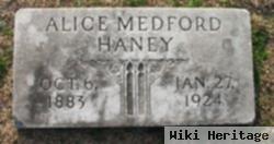 Alice "allie" Medford Haney