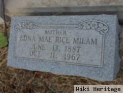 Edna Mae Rice Milam