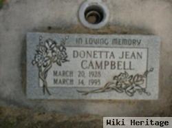 Donetta Jean Ivie Campbell