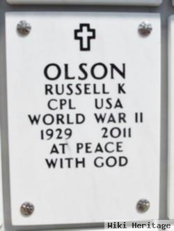 Russell K Olson