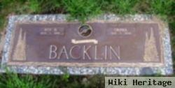 Roy H Backlin