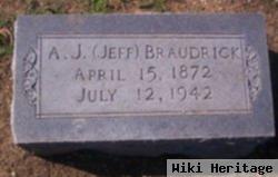 Abraham Jefferson "jeff" Braudrick