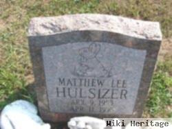 Matthew Lee Hulsizer