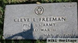 Pfc Cleve L Freeman