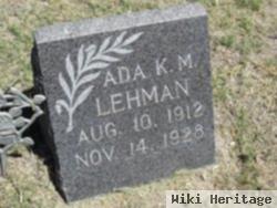 Ada K Lehman