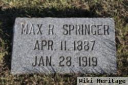 Max Runyon Springer