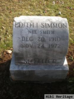 Edith I. Smith Simmon