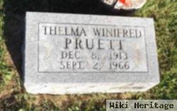 Thelma Winifred Pruett