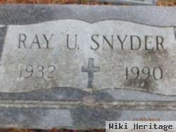 Uriah Raymond "ray" Snyder