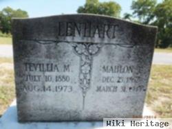 Tevillia Manora Hunsicker Lenhart