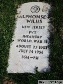 Pvt Alphonse Wilus