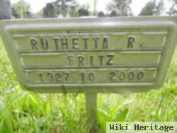 Ruthetta Romaine Myers Fritz