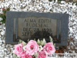 Alma Edith Rudeseal