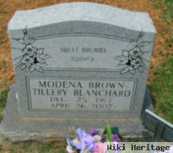 Modena Brown Tillery Blanchard