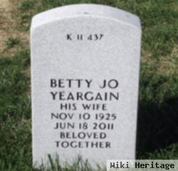 Betty Jo Branum Yeargain