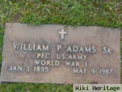William P Adams, Sr