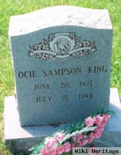 Ocie G. Sampson King