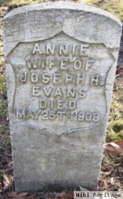 Sarah Anna "annie" Stewart Evans