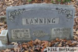 Carroll W. Lanning