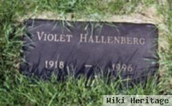 Violet Janette Lyon Hallenberg