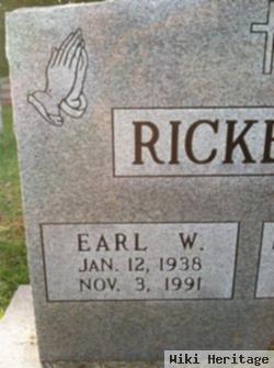 Earl W Ricketts