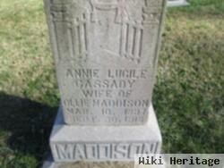 Annie Lucile Cassady Maddison