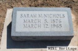 Sarah M Nichols